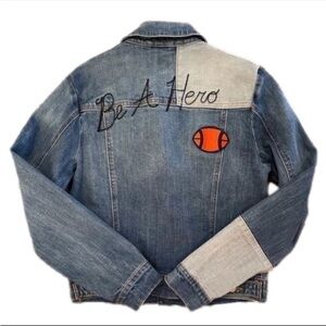 Cat and Jack " Be a Hero" Kids Large
(12/14) Denim Jean Jacket.